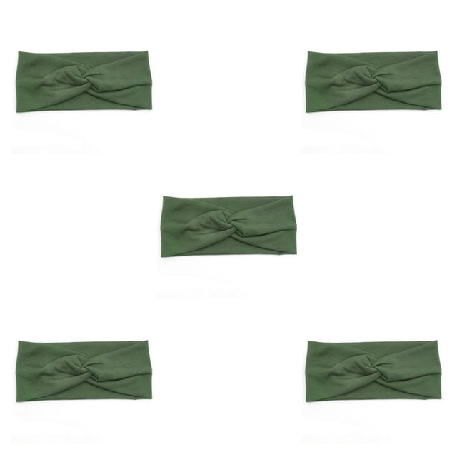 Minnieouse Diadema de ganchillo Banda para la cabeza deportiva Banda ancha de alta elasticidad Accesorios para el peinado del cabello para Yoga Type2 NO2 Minnieouse CBP380823
