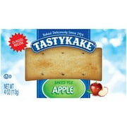 Tastykake Baked Apple Pie, Individually Wrapped Soft Baked Crust Fruit Pie, 4 oz