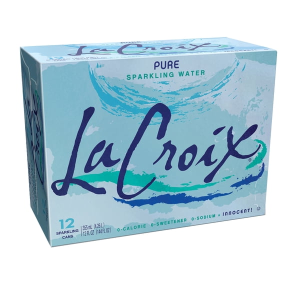 LaCroix Sparkling Water, Pure 12 Pack - 12 Oz