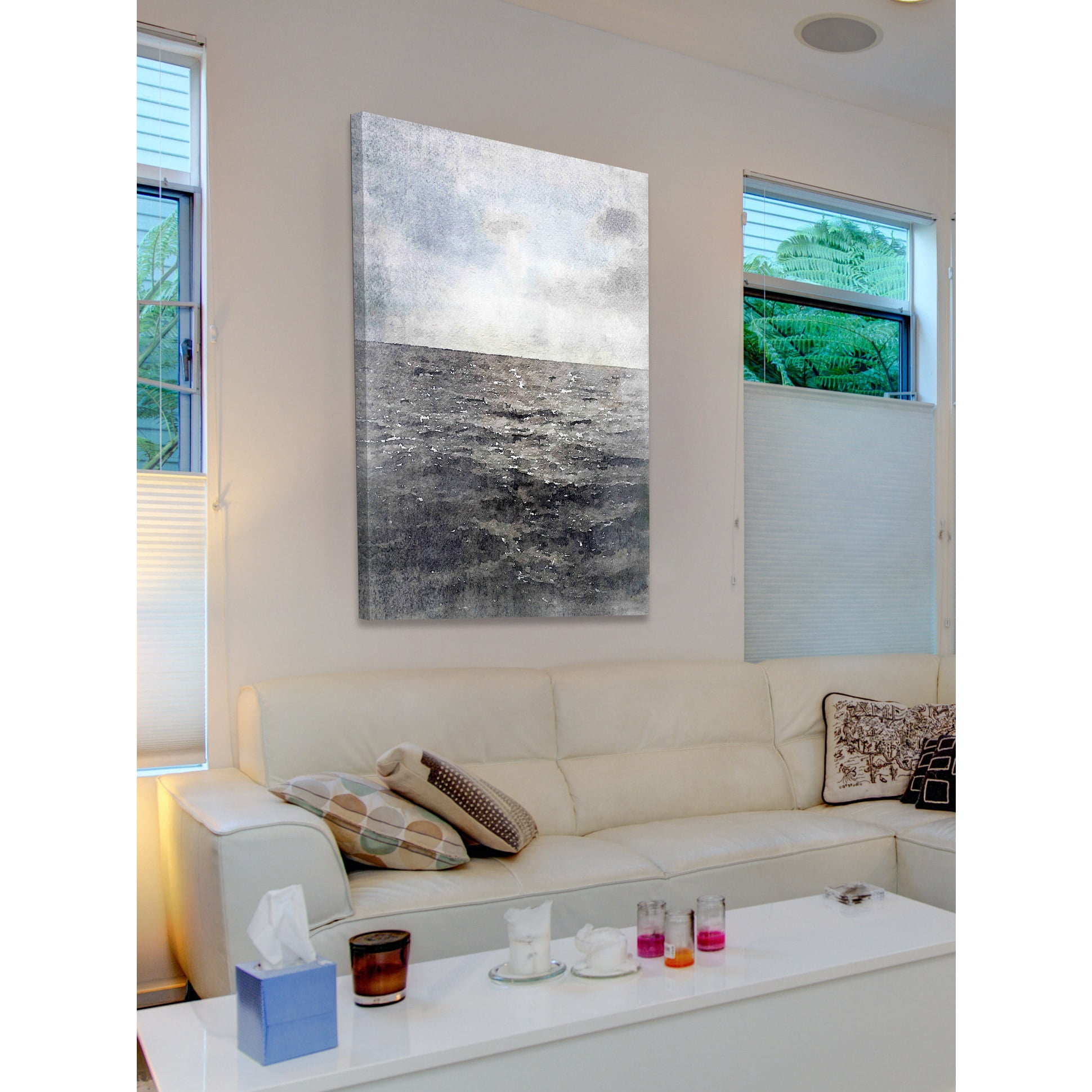 Marmont Hill - "Dark Water" by Irena Orlov Painting Print on Wrapped Canvas