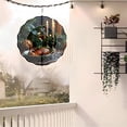 thumbnail image 4 of Elegant Metal Hanging Wind Spinner with Wavy Pattern Design - Perfect Wind Chime for Yard and Garden Decor Adds Charm and Movement, 4 of 6