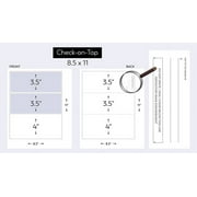 Compuchecks - 100 High Security Blank Check Stock Paper - Checks on Top - Check Paper Weight # 70 (Purple Mazed)