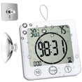 thumbnail image 1 of Reloj de pared impermeable para colgar, temporizador de ducha, alarma de baño, 1 of 7