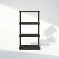 thumbnail image 4 of Furinno Turn-N-Tube 4-Tier Multipurpose Shelf Display Rack, Shelving Unit, Bookcase, Espresso/Black, 4 of 6