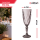thumbnail image 3 of Juego 24 Copas de Vidrio Cristal para Champaña Vino Agua Color Púrpura, 3 of 6