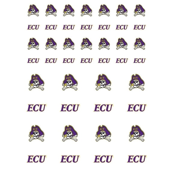 East Carolina Pirates Small Sticker Sheet - 2 Sheets