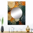 thumbnail image 1 of Designart "Earthy Euphony Hardedge Art wall decor VI" Abstract Mirror Wall Decor - Modern Multi-Color Abstract Living Room Wall Mirror Art - 32" x 24" Inch, 1 of 5