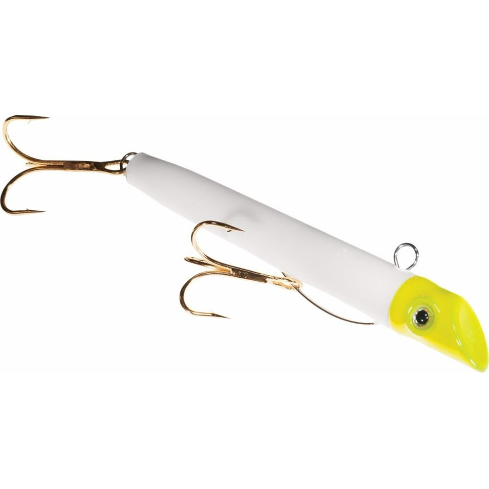 Tsunami Zig Jig Pro Sinking Sinking Twitch Bait, White with Chartreuse