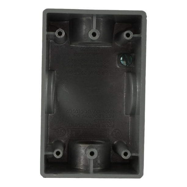 Caja Rectangular Rawelt 3/4" Para Tubo Conduit