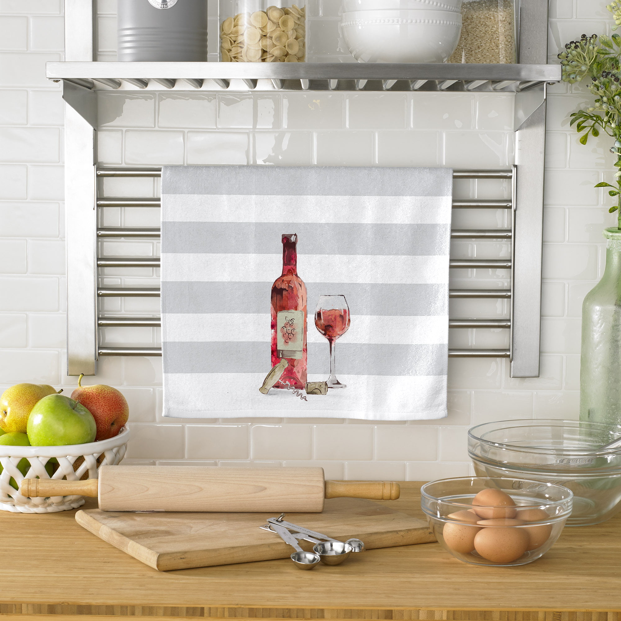 Mainstays 6 Pack Barmop Kitchen Towel White