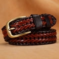 thumbnail image 4 of Ceinture Tissée pour Femmes, Ceinture Décorative Rétro Décontractée à Boucle Creuse pour Hommes et Femmes, 4 of 5