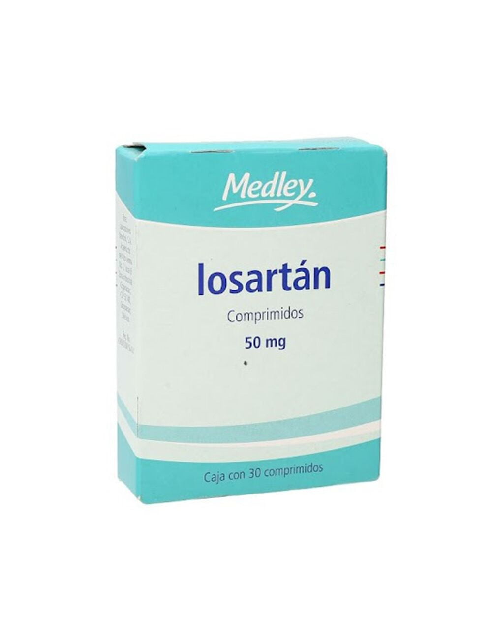 Losartán 50 mg Caja Con 30 Comprimidos Walmart en línea