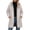 (New23)Beige, variant on Women's Hooded Long Quilted Coat Silm Fit Zip Up Fleece Lined Outerwear Long Sleeve Padded Jacket for Commuting Travel