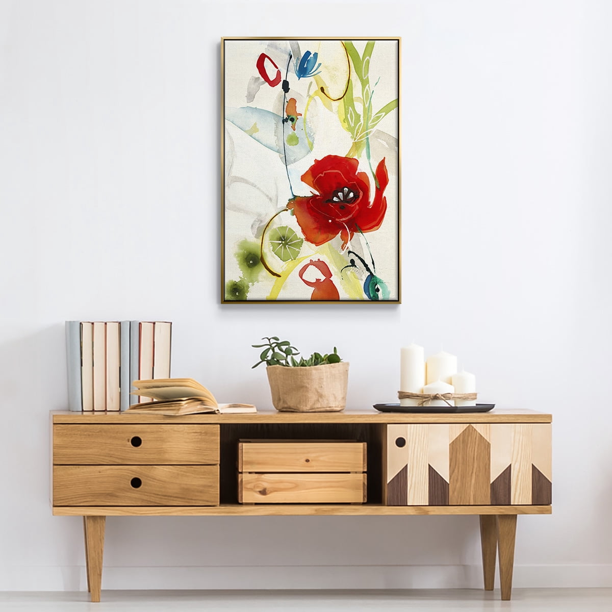 Local Color II Framed Premium Gallery Wrapped Canvas - Ready to Hang