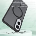 thumbnail image 5 of Allytechgroup Magnetic Case for Samsung Galaxy S25 Edge, Built-in Camera Control Button Support Wireless Charging Slim Anti-stain Silky Touch Shockproof Protective Back Cover Bumper, Black, 5 of 5