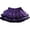 11-Purple1140, variant on Puliio Women's Ruffle Tiered Skirt Elastic Waist Layered Mini Skirts Casual Daily Bottoms
