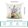 thumbnail image 5 of Easter Throw Pillow Covers 18x18 in, Easter Bunny Eggs Truck Pillow Covers Set of 4 Easter Decor for Home Happy Easter Rabbit Blessings Pillows Decorative Throw Pillows for Sofa Couch Bed Patio Home, 5 of 6