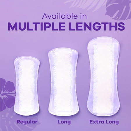 Always Anti-Bunch Xtra Protection Daily Liners, Long, Unscented, 136 CT