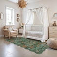 thumbnail image 7 of YOUFORTONG 3'x6' Floral Hallway Runner Rug,Washable Low-Pile Non Slip Carpet for Entryway Kitchen Living Room Bedroom Farmhouse Home Decor,Green, 7 of 7