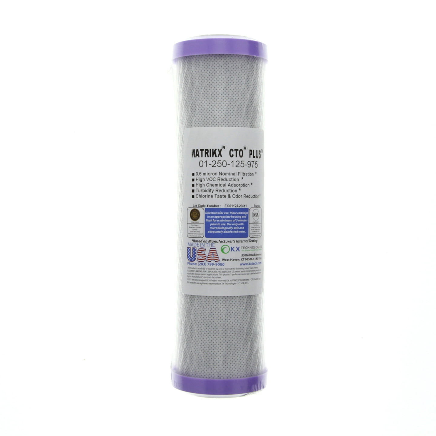 KX Technologies Undersink Filter Replacement Cartridge