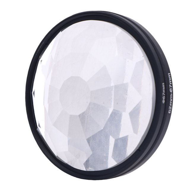 Kaleidoscope Prism Special Effects Filter, Kaleidoscope Prism Special Effects Lens Double Sided Multi Layer Coated for Video Portrait Still Life Scenery