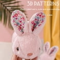 thumbnail image 4 of Sogetch Toddler Boys Girls Cute Bunny Slippers Kids Warm Fuzzy Bedroom House Shoes, 4 of 9