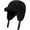Dpl2-black, variant on Zhengup Aviator Trapper Hat Russian Eskimo Trooper Hats with Visor Ear Flaps Ushanka Hat Winter Skiing Cap Hunting Fur Hats