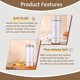 thumbnail image 4 of Portable Electric Kettle 475ml with 4 Temp-Settings, Mini Travel Kettle with Stainless Steel Liner for Camping, Trip, Business & Powdered Milk, Fast Heating, Automatic Switch-Off, 4 of 5