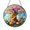 Acrylic 3.5 Inch, variant on Cherry Blossom Tree Bunny Stained Glass Style Window Suncatcher Decor, Spring Floral Decorative Panel Ornament for Nature Inspired Window Art and Seasonal Home Decoration