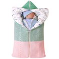 thumbnail image 1 of Saco de dormir para recién nacidos, saco de dormir para bebés, manta de invierno cálida, sobre con cremallera, 1 of 5