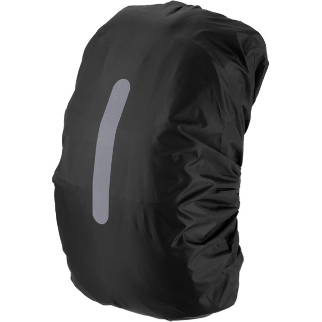 HUGFEGWE Housse de Sac à Dos Imperméable, Housse de Sac à Dos Antidérapante avec Sangle Réfléchissante Verticale pour Rester au Sec pour Randonnée, Camping, Chasse CA919-70173