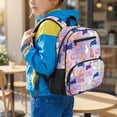 thumbnail image 2 of KUIFORTI Colorful Cat Toddler Backpack Girls Kids School Bag with Multiple Organizer Pockets Adjustable Straps for Preschool Kindergarten Back to School Gifts, 2 of 7