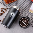 thumbnail image 3 of Taza de café de negocios Taza de aislamiento de fitness de negocios de vacío de acero inoxidable Cubierta de rebote de coche Taza de agua conveniente para parejas 380ml Negro JAMW Sencillez, 3 of 5