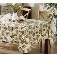 thumbnail image 5 of Newbridge Lucca Olive Oil Print Rectangle Vinyl Tablecloth for Holiday Parties and Dining, 60 x 120 inch, 5 of 7