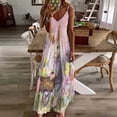 thumbnail image 3 of Easter Bunnies Rabbits Design Sleeveless Dress Woman Fashion Long Dresses Women's Summer Suit Dress 2025, 3 of 7