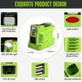 thumbnail image 4 of Para Generador Inversor con Motor Ryobi de 150 Vatios para Batería Ryobi de 18 V, Salida de CA de 110 V/120 V, Adaptador de Cargador USB de Fuente de Alimentación Portátil, para Central Eléctrica Ryobi con Luz LED, 4 of 6