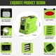 thumbnail image 4 of Para Generador Inversor con Motor Ryobi de 150 Vatios para Batería Ryobi de 18 V, Salida de CA de 110 V/120 V, Adaptador de Cargador USB de Fuente de Alimentación Portátil, para Central Eléctrica Ryobi con Luz LED, 4 of 6