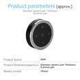 thumbnail image 4 of ZheElen Car Media Steering Wheel Remote Control Music Streaming Silver 36x36x8.5mm 1Set, 4 of 6