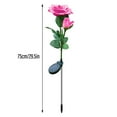 thumbnail image 3 of LED Outdoor Garden Garden Solar Rose Simulation Lights (double-headed), 3 of 5