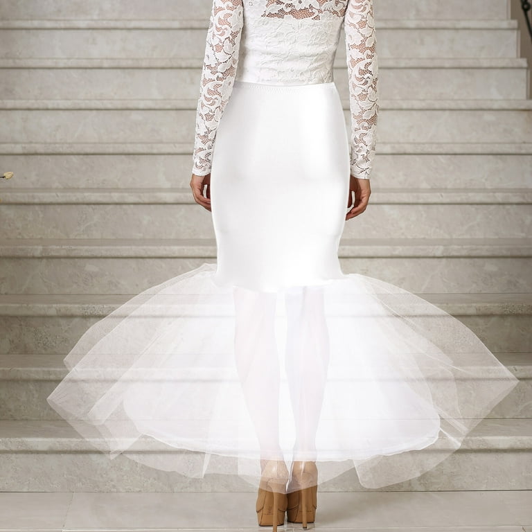 Mermaid petticoat for wedding dress hotsell
