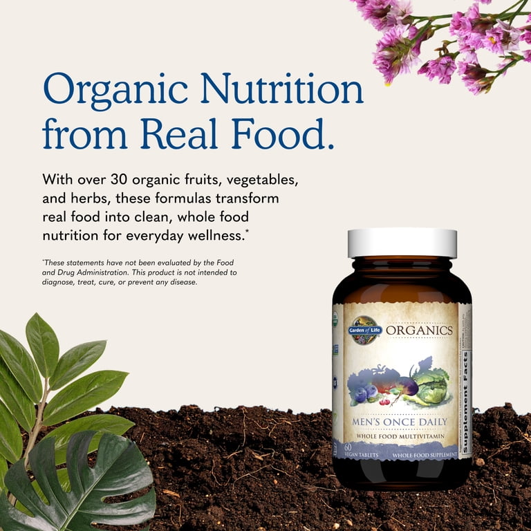 Garden of Life Organics Men's Once Daily, 60 Tablets photo 6