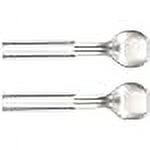 Rada Cutlery Ice Cream Scoop, Silver Handle, Pack of 2