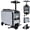 Silver, variant on Lite Rideable Electric Suitcase, FAA & TSA Approved Under 100Wh – Lightweight Motorized Carry-On Smart Luggage for Adults (Camo)