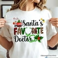 thumbnail image 2 of Santa&rsquo;s Favorite Doctor T-Shirt, Classic Christmas Tee, 2 of 5