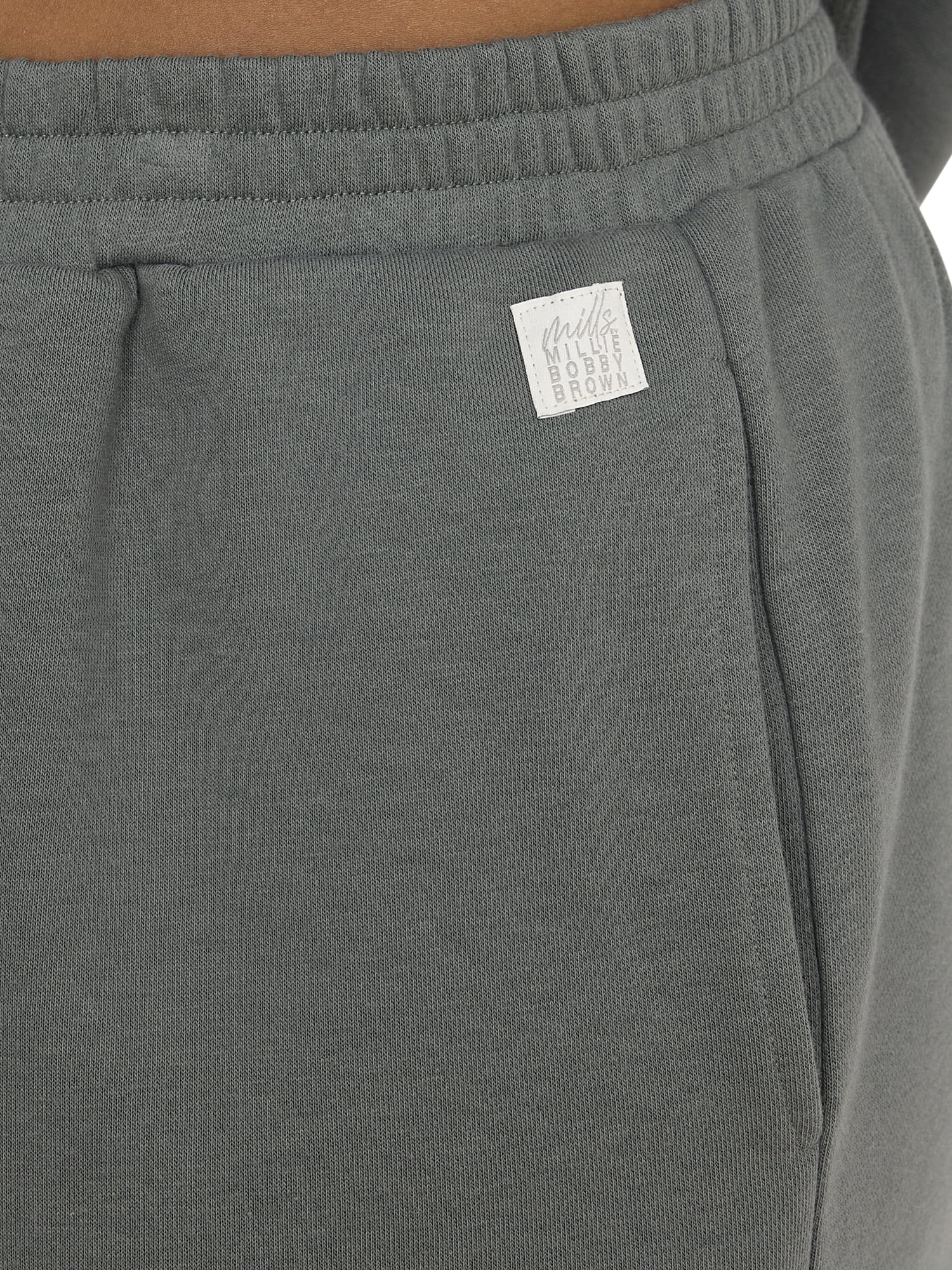 Mills by Millie Bobby Brown Women's Mineral Wash Wide Leg Sweatpants, Sizes XXS-4X