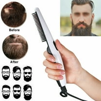 Fast Heated Electric Straight Hair Comb Beard Straightner Brush Styler, Electric Beard Straightener Comb Brush - Fast Styler for Men - Pro Heating - Beard Comb for Men