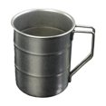 thumbnail image 4 of Taza de acero inoxidable para acampar, taza de cerveza con agarre cómodo, taza de agua para pesca, equipo de mochilero, barbacoa, pícnic al aire libre 500ml Plata, 4 of 8