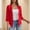 Red, variant on TMOYZQ Summer Cardigans for Women Lightweight 3/4 Sleeve Outerwear High Low Cardigan Sweaters Casual Beach Vacation Cover up
