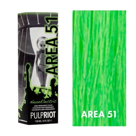 Pulp Riot Semi-Permanent Neon Coloration pour Cheveux 4oz - Zone 51