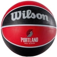 thumbnail image 2 of Baloncesto WILSON NBA Team Tribute, talla 7 29.5 Portland Trail, 2 of 3
